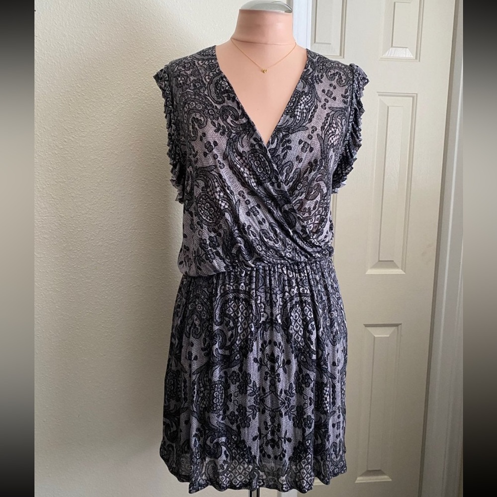 Floral jersey dress 🖤✨
